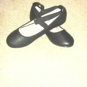 BRAND NEW - Girl black ballet dress shoes